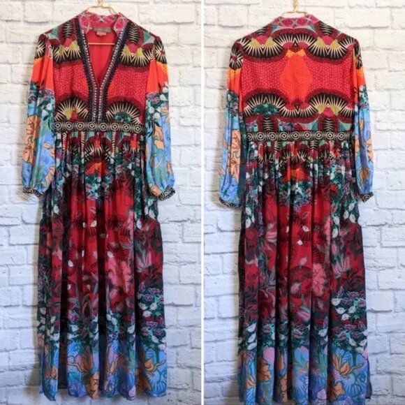Anthropologie Bhanuni by Jyoti Patterned Maxi Dress - Picture 2 of 7